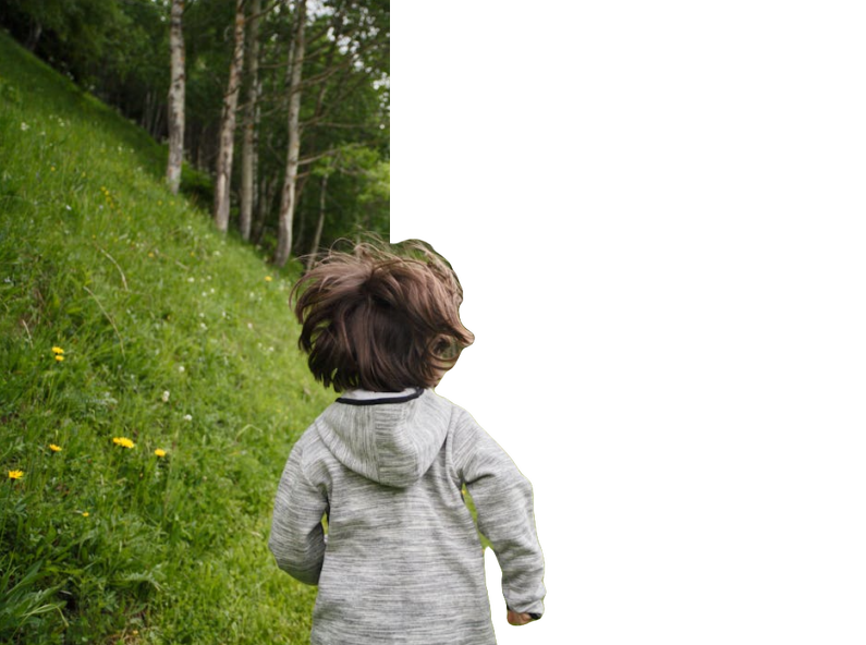 AI background removal — before and after comparison